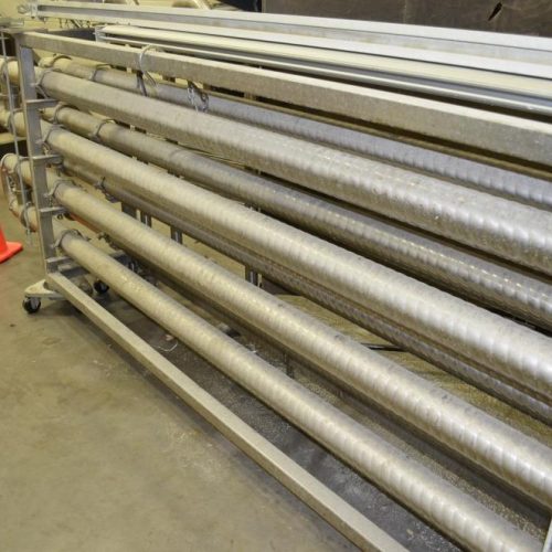 Thermaline 100 Sq Ft S/S 40 GPM Corrugated Tube in Tube Heat Exchanger