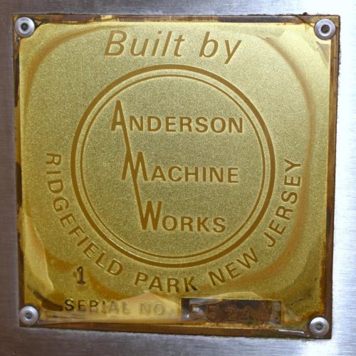 Anderson Machine Works 48 in Diameter S/S Accumulation Table
