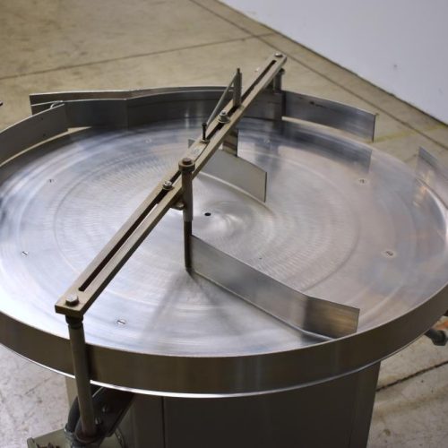 Anderson Machine Works 36 in Diameter S/S Accumulation Table