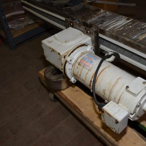 4 1/2 in W x 185 in L Powered Delrin Table Top Chain Conveyor