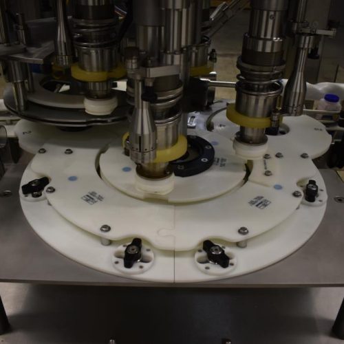 Fowler/Zalkin Model CAS4360 Four-Head 100 CPM Rotary Capper