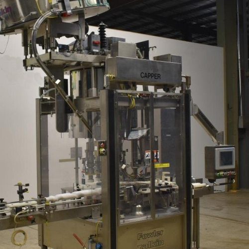 Fowler/Zalkin Model CAS4360 Four-Head 100 CPM Rotary Capper