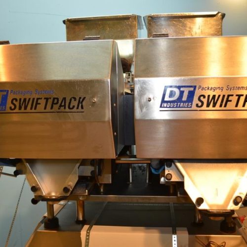 Swiftpack Model B12P3PTS Dual Lane 80 BPM Tablet Counter with Conveyor
