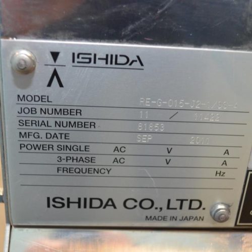 Ishida Model DACSGF03023SSIH, 3,000 Gram, 340 PPM S/S Checkweigher