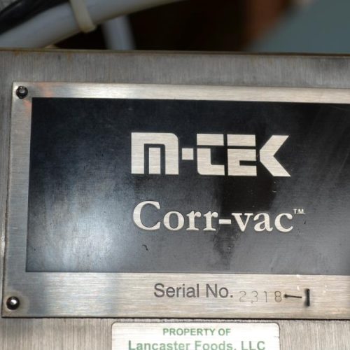 MTek Model CorrVac Mark III Dual Probe S/S 30 in W Vacuum MAP Bag Sealer