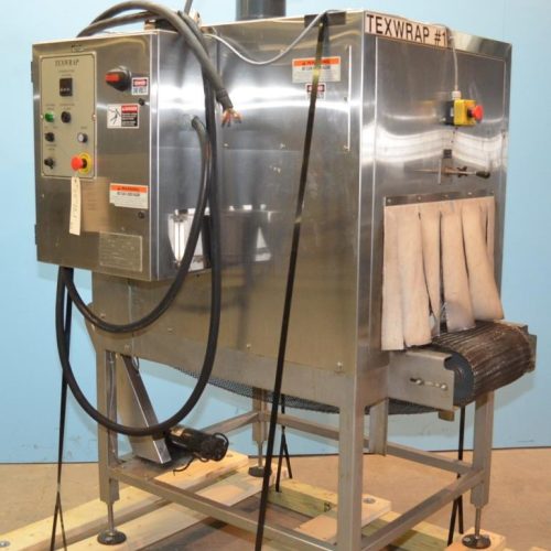 Texwrap Model 3322CR S/S L Bar Wrapper with Heat Shrink Tunnel