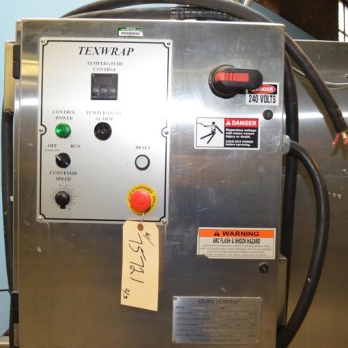 Texwrap Model 3322CR S/S L Bar Wrapper with Heat Shrink Tunnel