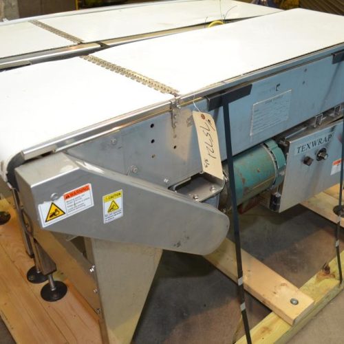 Texwrap Model 3322CR S/S L Bar Wrapper with Heat Shrink Tunnel