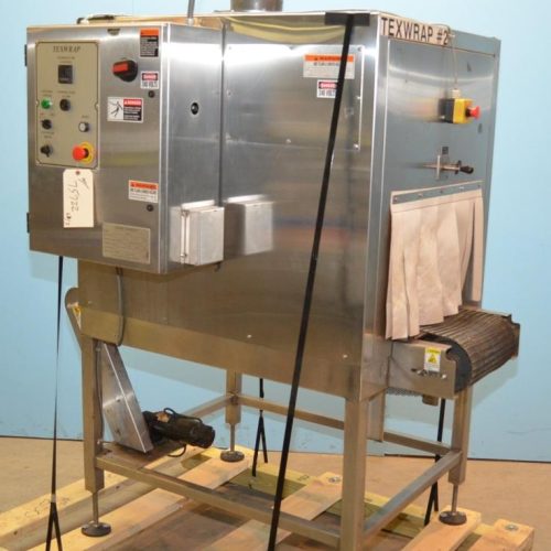 Texwrap Model 3322CR S/S L Bar Wrapper with Heat Shrink Tunnel