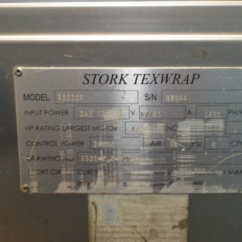 Texwrap Model 3322CR S/S L Bar Wrapper with Heat Shrink Tunnel