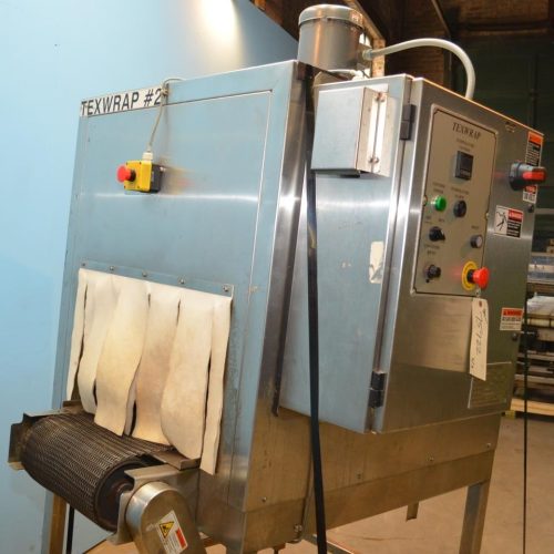 Texwrap Model 3322CR S/S L Bar Wrapper with Heat Shrink Tunnel
