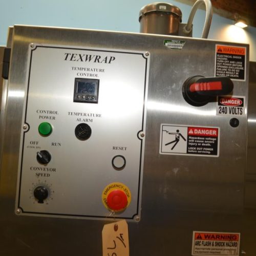 Texwrap Model 3322CR S/S L Bar Wrapper with Heat Shrink Tunnel