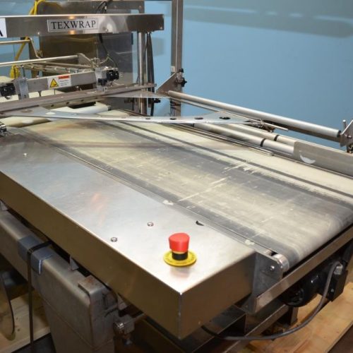 Texwrap Model 3322CR S/S L Bar Wrapper with Heat Shrink Tunnel