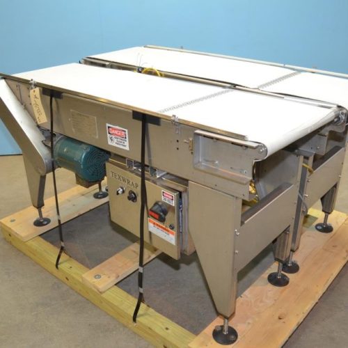 Texwrap Model 3322CR S/S L Bar Wrapper with Heat Shrink Tunnel