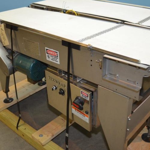 Texwrap Model 3322CR S/S L Bar Wrapper with Heat Shrink Tunnel