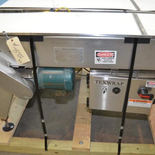 Texwrap Model 3322CR S/S L Bar Wrapper with Heat Shrink Tunnel