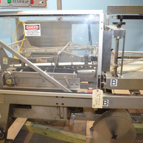 Texwrap Model 3322CR S/S L Bar Wrapper with Heat Shrink Tunnel