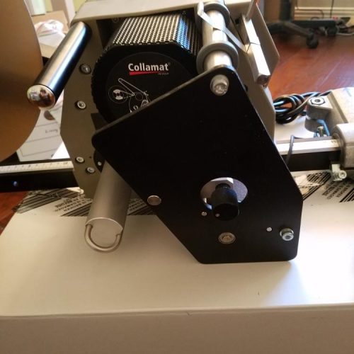 Collamat Model C6610R Top and Side Application  Pressure Sensitive Labeler