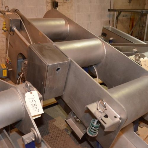 Key Model S1013274-1 Iso Flo 14 in W x 89 in L S/S Vibratory Distribution Conveyor