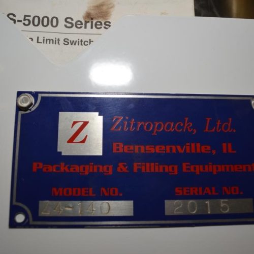 Zitropack Model Z4140 (4) Head 100 PPM Cup Sealer