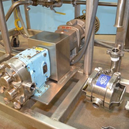 100 Gal Groen TA100SP S/S Dbl Motion Jacketed Kettle with Heater, PD Pump and Filter