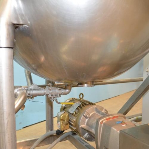 100 Gal Groen TA100SP S/S Dbl Motion Jacketed Kettle with Heater, PD Pump and Filter
