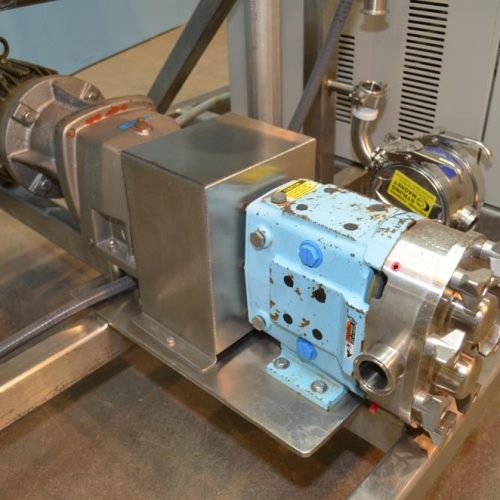 100 Gal Groen TA100SP S/S Dbl Motion Jacketed Kettle with Heater, PD Pump and Filter
