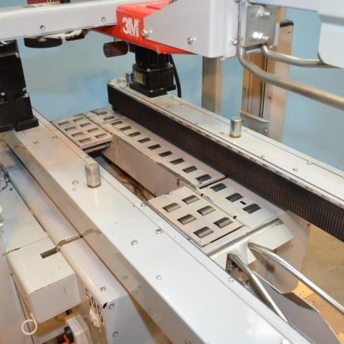 3M Model 800A 2 in W Adjustable 30 CPM Top and Bottom Case Sealer