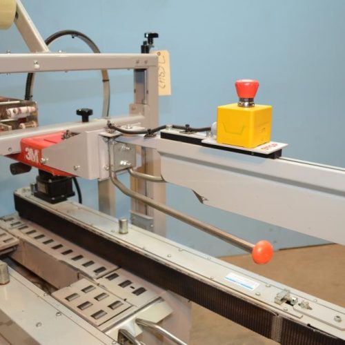 3M Model 800A 2 in W Adjustable 30 CPM Top and Bottom Case Sealer