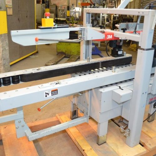 3M Model 800A 2 in W Adjustable 30 CPM Top and Bottom Case Sealer