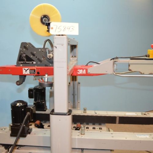 3M Model 800A 2 in W Adjustable 30 CPM Top and Bottom Case Sealer