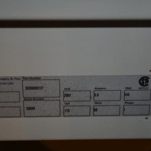 3M Model 800A 2 in W Adjustable 30 CPM Top and Bottom Case Sealer