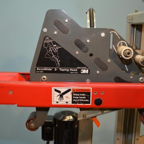 3M Model 800A 2 in W Adjustable 30 CPM Top and Bottom Case Sealer