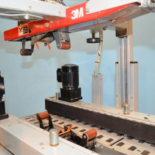 3M Model 800A 2 in W Adjustable 30 CPM Top and Bottom Case Sealer