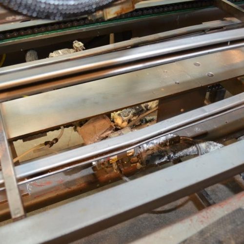 Rockford Midland Model FHM 20 CPM Top and Bottom Hot Melt Case Sealer