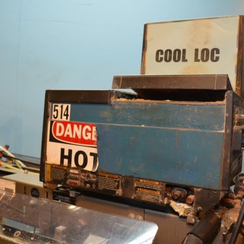 Rockford Midland Model FHM 20 CPM Top and Bottom Hot Melt Case Sealer