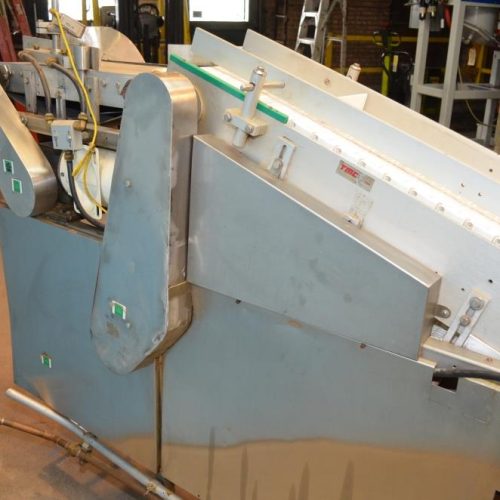 TMC 12 in W x 139 in L Plastic Interlocking Chain Incline Conveyor