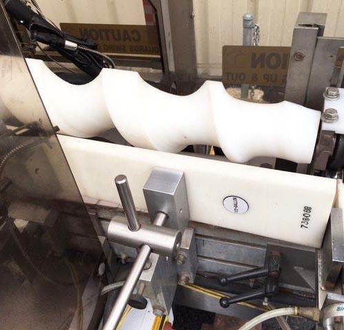 Trine Model 4500 Roll-Fed Wrap Around Hot Melt Labeler