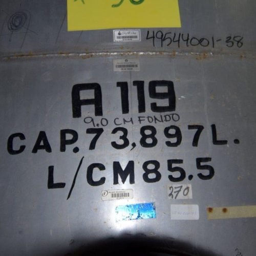 19,500 Gallons Capacity (Approx.) Vertical S/S Single Wall Tank