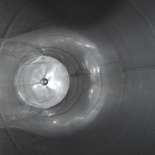 19,500 Gallons Capacity (Approx.) Vertical S/S Single Wall Tank