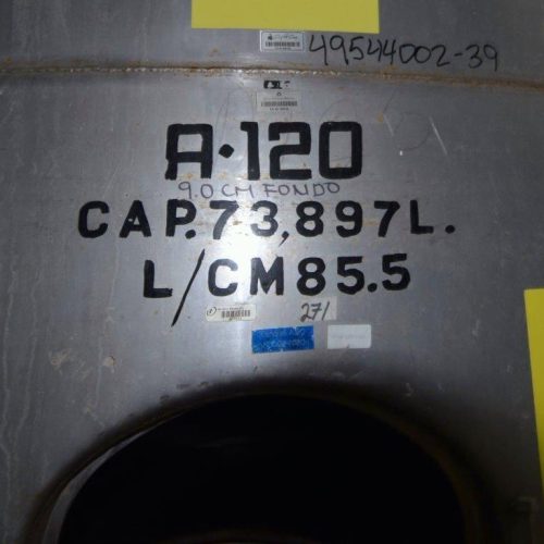 19,500 Gallons Capacity (Approx.) Vertical S/S Single Wall Tank