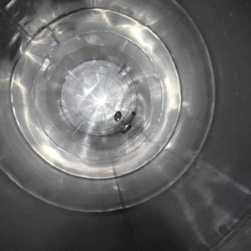 19,500 Gallons Capacity (Approx.) Vertical S/S Single Wall Tank