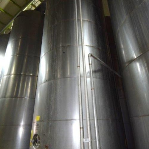 19,500 Gallons Capacity (Approx.) Vertical S/S Single Wall Tank