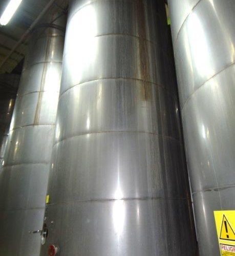 19,500 Gallons Capacity (Approx.) Vertical S/S Single Wall Tank