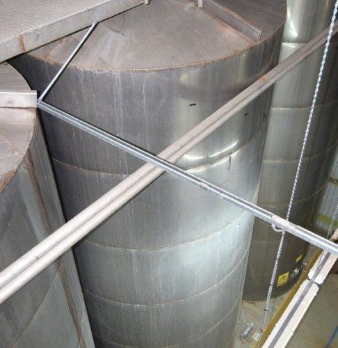 19,500 Gallons Capacity (Approx.) Vertical S/S Single Wall Tank