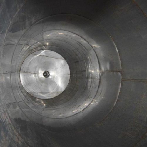 19,500 Gallons Capacity (Approx.) Vertical S/S Single Wall Tank