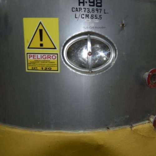 19,500 Gallons Capacity (Approx.) Vertical S/S Single Wall Tank