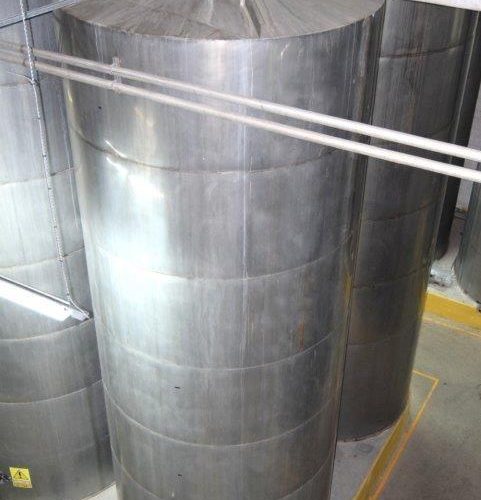 19,500 Gallons Capacity (Approx.) Vertical S/S Single Wall Tank