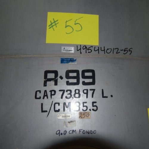 19,500 Gallons Capacity (Approx.) Vertical S/S Single Wall Tank
