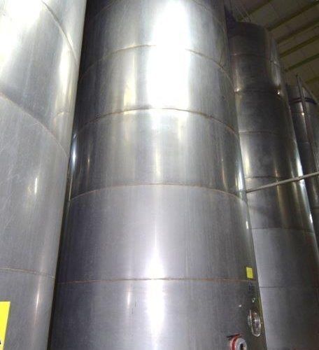 19,500 Gallons Capacity (Approx.) Vertical S/S Single Wall Tank